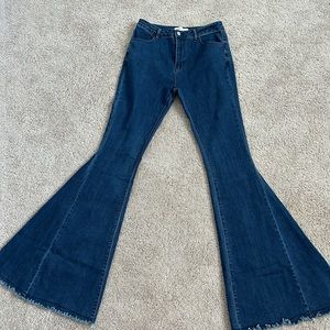 Never worn flare jeans size Large